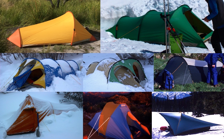 tunnel tent - various images