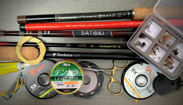 Tenkara Fishing Rods and Gear for Backpacking - Hane, Rhodo, Ito, Satoki,  TF39TA - Backpacking Light