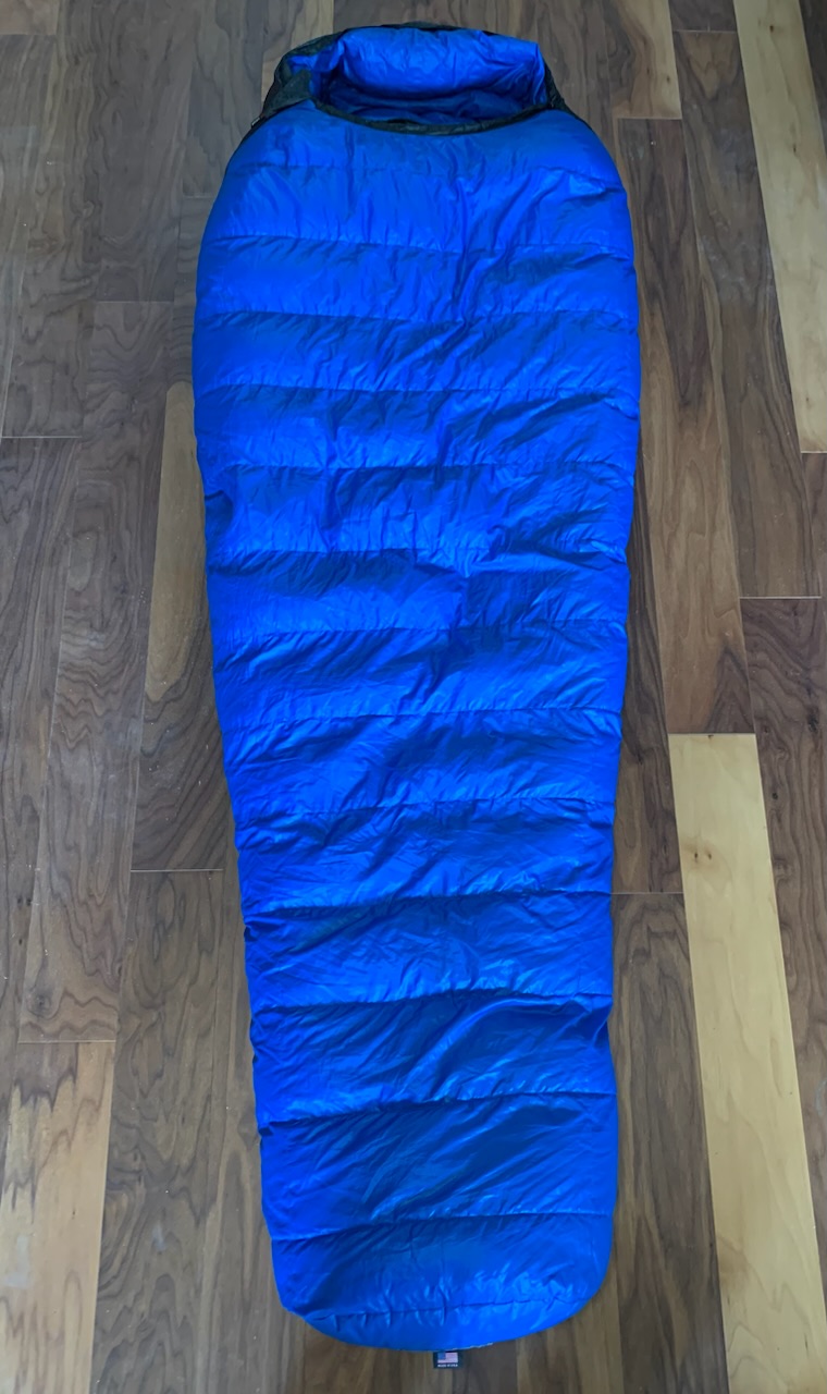 Western Mountaineering Antelope 6’0” 5 deg down bag - Backpacking Light