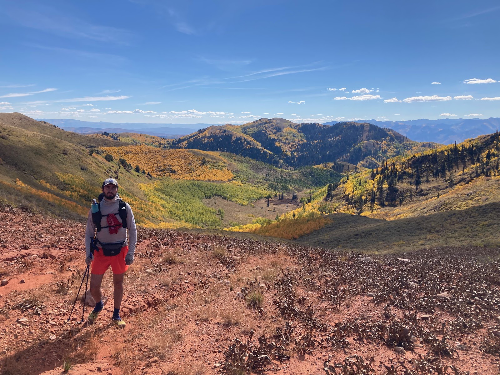 Vast mountain travel