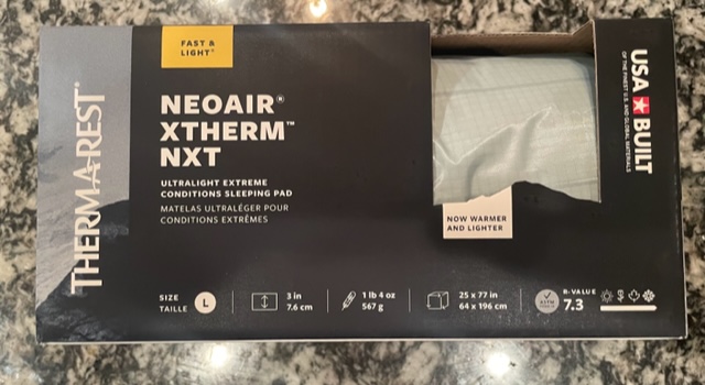 Therm-a-Rest Neo-Air Xtherm NXT Sleeping Pad, Large Brand New, 7.3