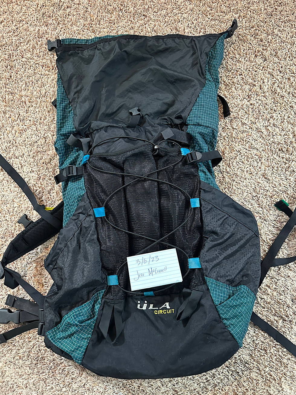 ULA Circuit, Backpacks