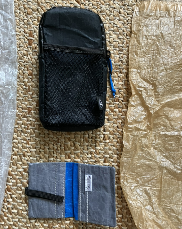 Zpacks Stuff Sacks, Hyperlite Shoulder Pocket, and DCF Wallet Bundle ...