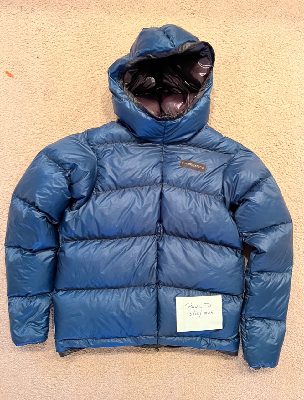 Timmermade SUL 1.5, Down Sweater, M, Blue $300 - Backpacking Light