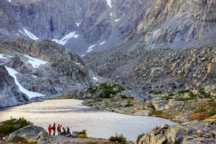 group by a lake