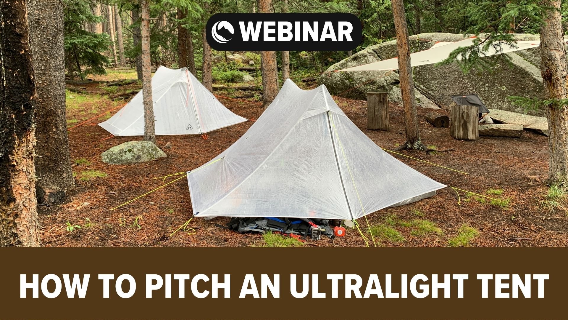 How to Pitch an Ultralight Tent Backpacking Light