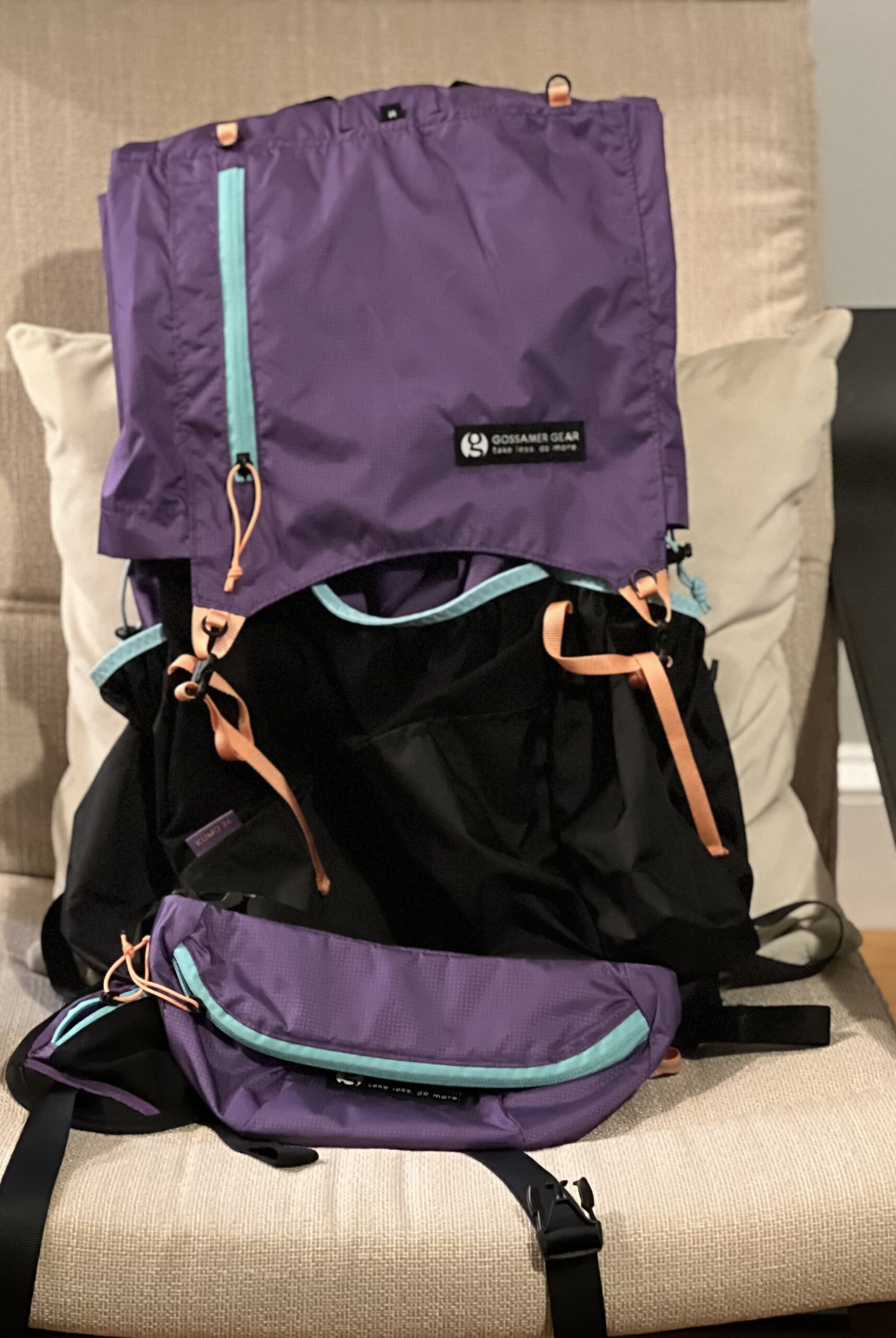 Gossamer Gear Kumo Vaporwave - Backpacking Light