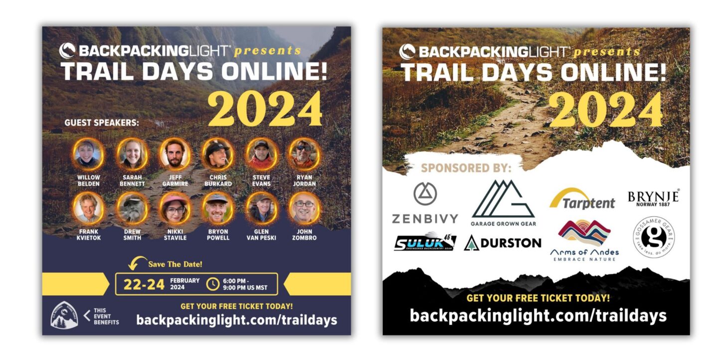 trail days online 2024 banners