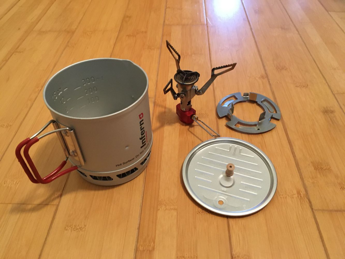 Sterno Inferno Pot, Cheetah Windscreen, Zelph Lid & MSR Stove - SOLD ...