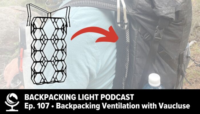 Backpacking Ventilation with Vaucluse