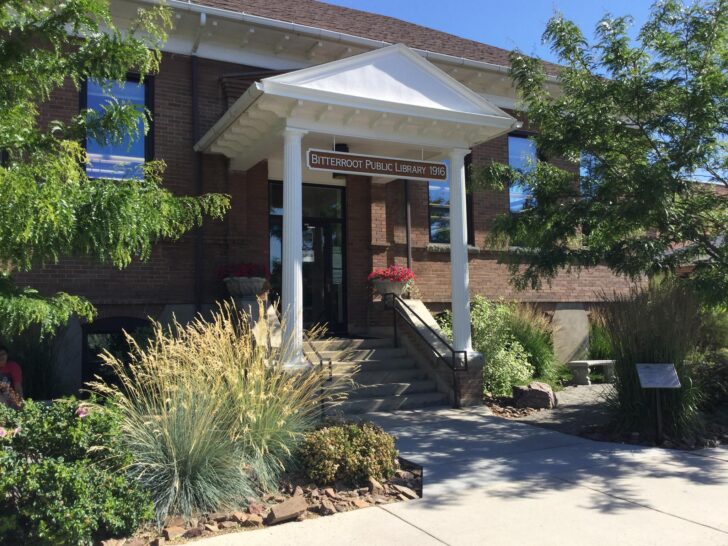 Bitterroot Public Library, Hamilton, Montana (Photo Credit: Bitterroot Public Library).