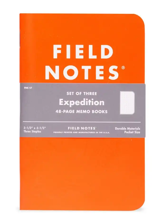 Field Notes Expedition Edition Waterproof Notebook