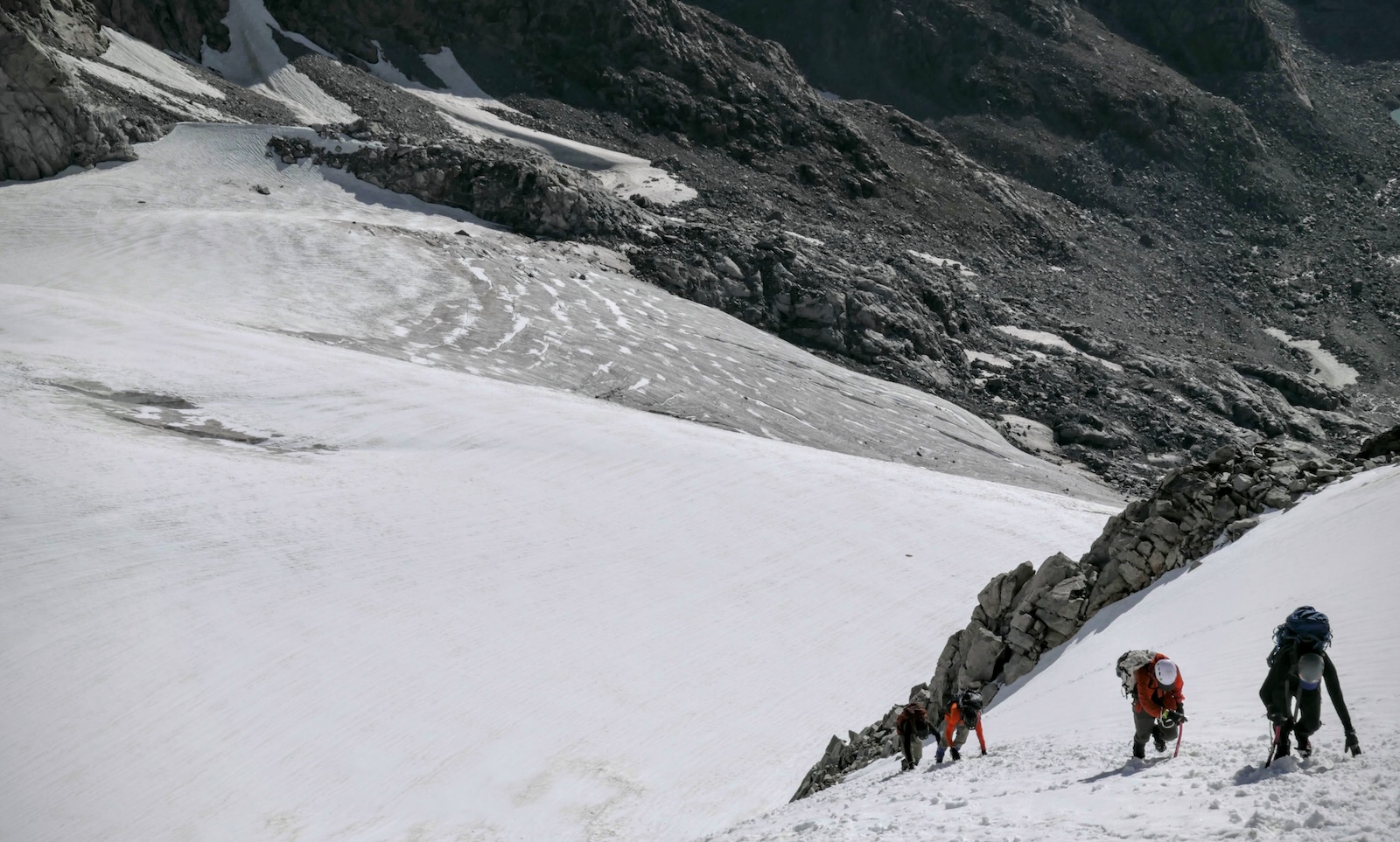 climbing glaciers