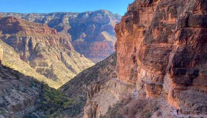 interior of the Grand Canyon