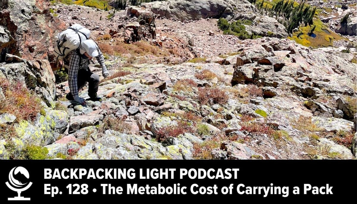 Episode 128 | The Metabolic Cost of Carrying a Backpack