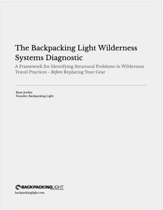 cover image - wilderness systems diagnostic by backpacking light, authored by ryan jordan