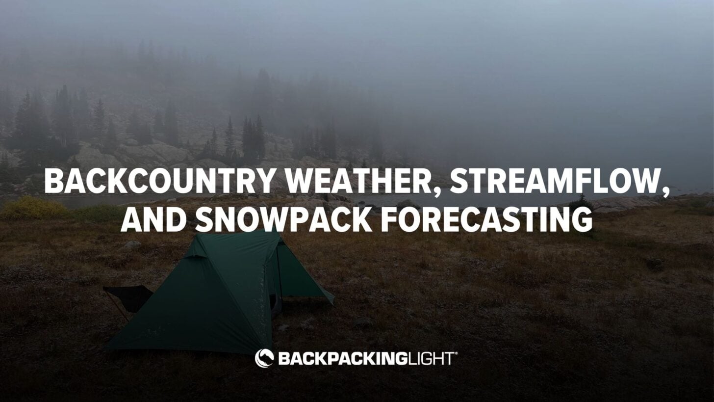title banner for backcountry weather, streamflow, and snowpack forecasting masterclass