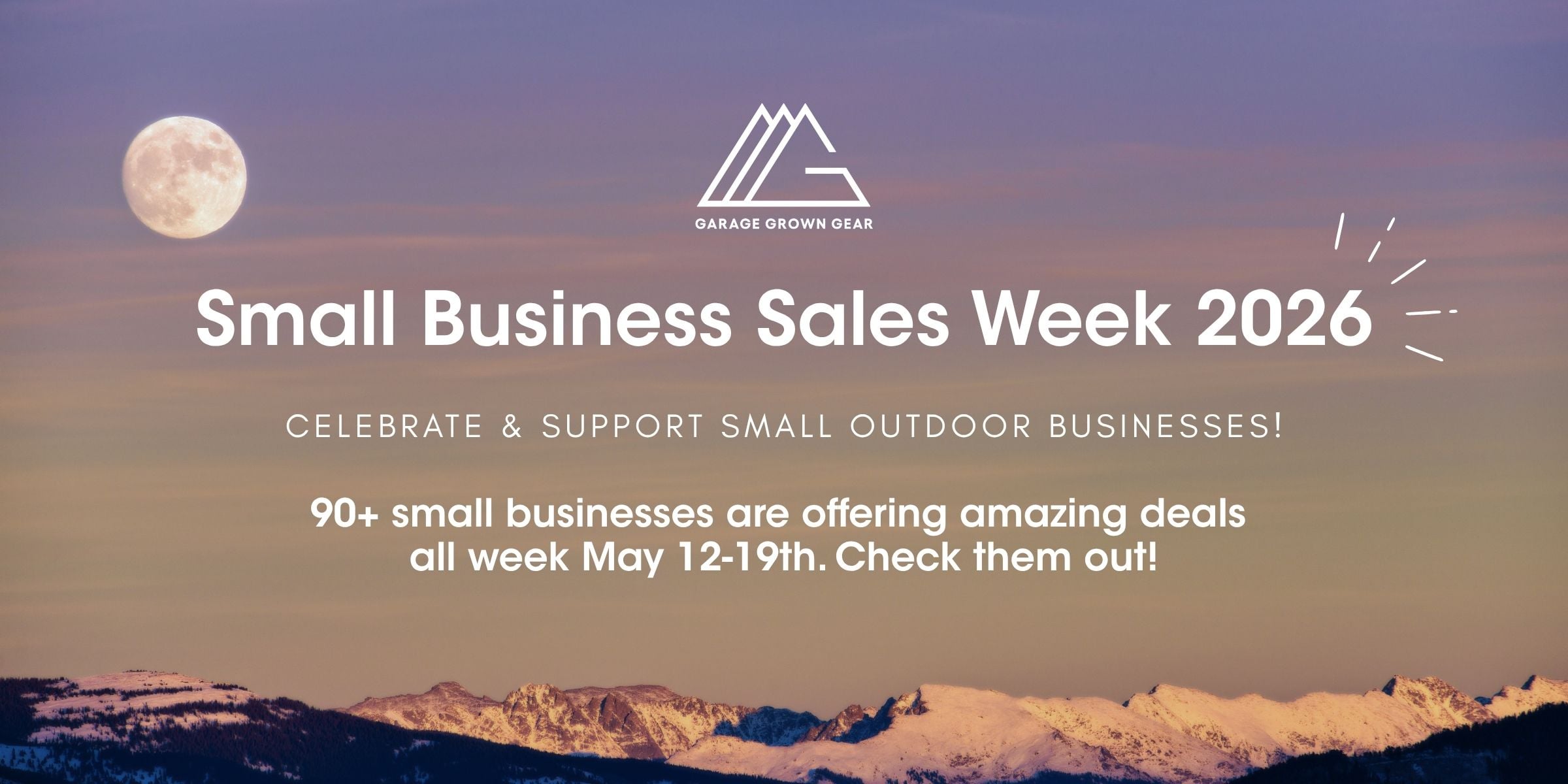 Small Brands, Big Trail Deals: Garage Grown Gear’s Small Business Sales Week, May 12–19