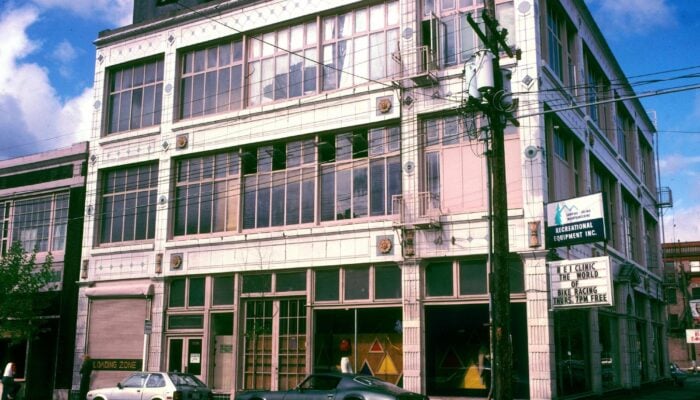 REI Co-OP building in Seattle 1970s