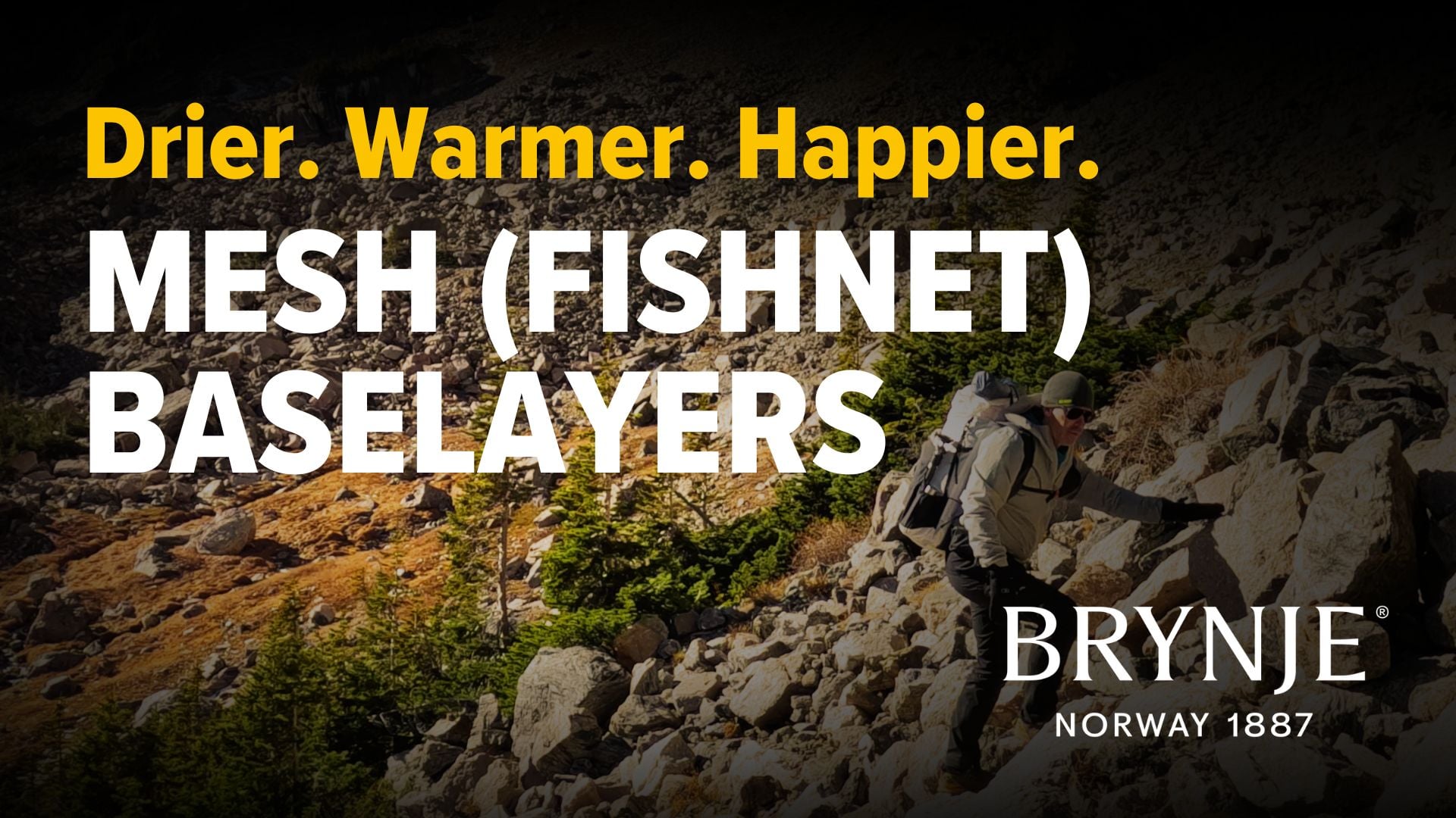 Is your base layer working for you or against you when hiking in inclement weather?