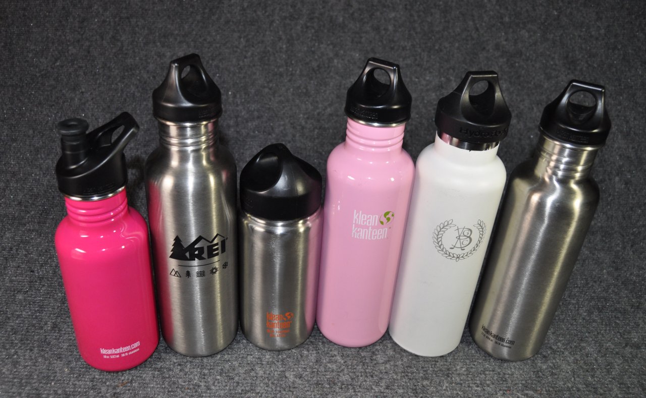 small pink hydro flask