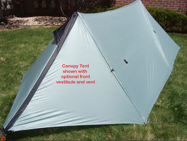 BEARPAW tarp tent is a used one-person silnylon 15 oz ...