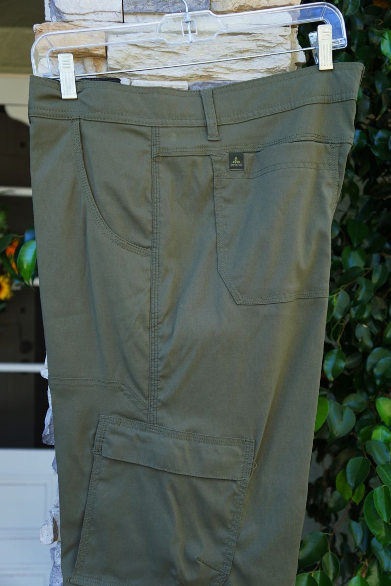 prana stretch zion cargo green