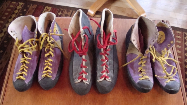old la sportiva climbing shoes