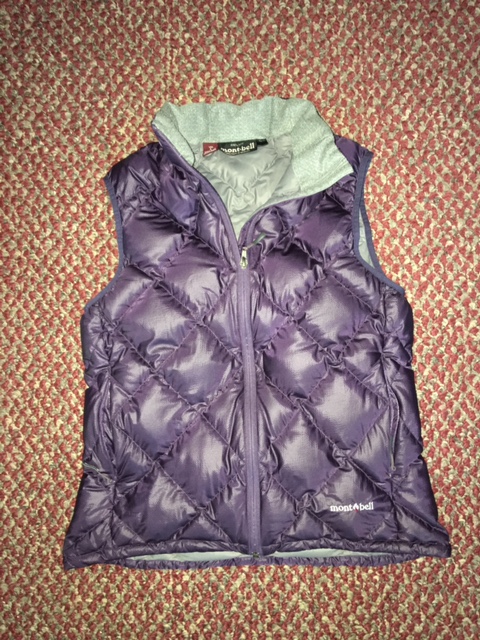 montbell down vest