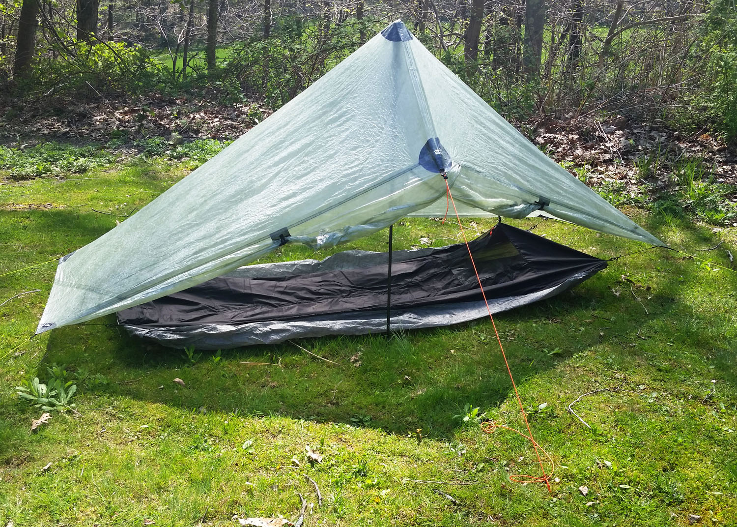 Critique my flat tarp setup please - Backpacking Light