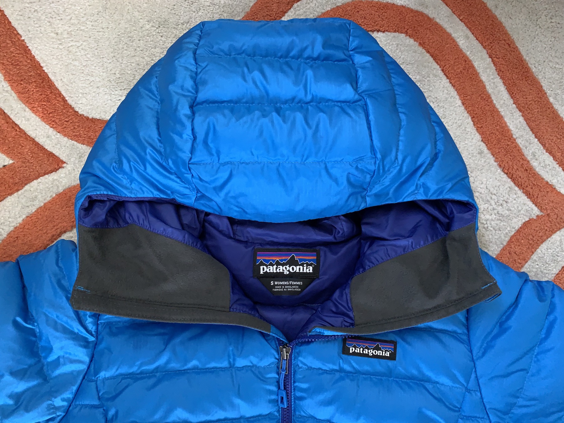 patagonia down sweater lapiz blue