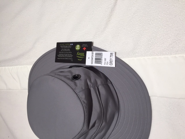 FS NWT Tilley TTCH1 Tec-Cool Hat Grey 