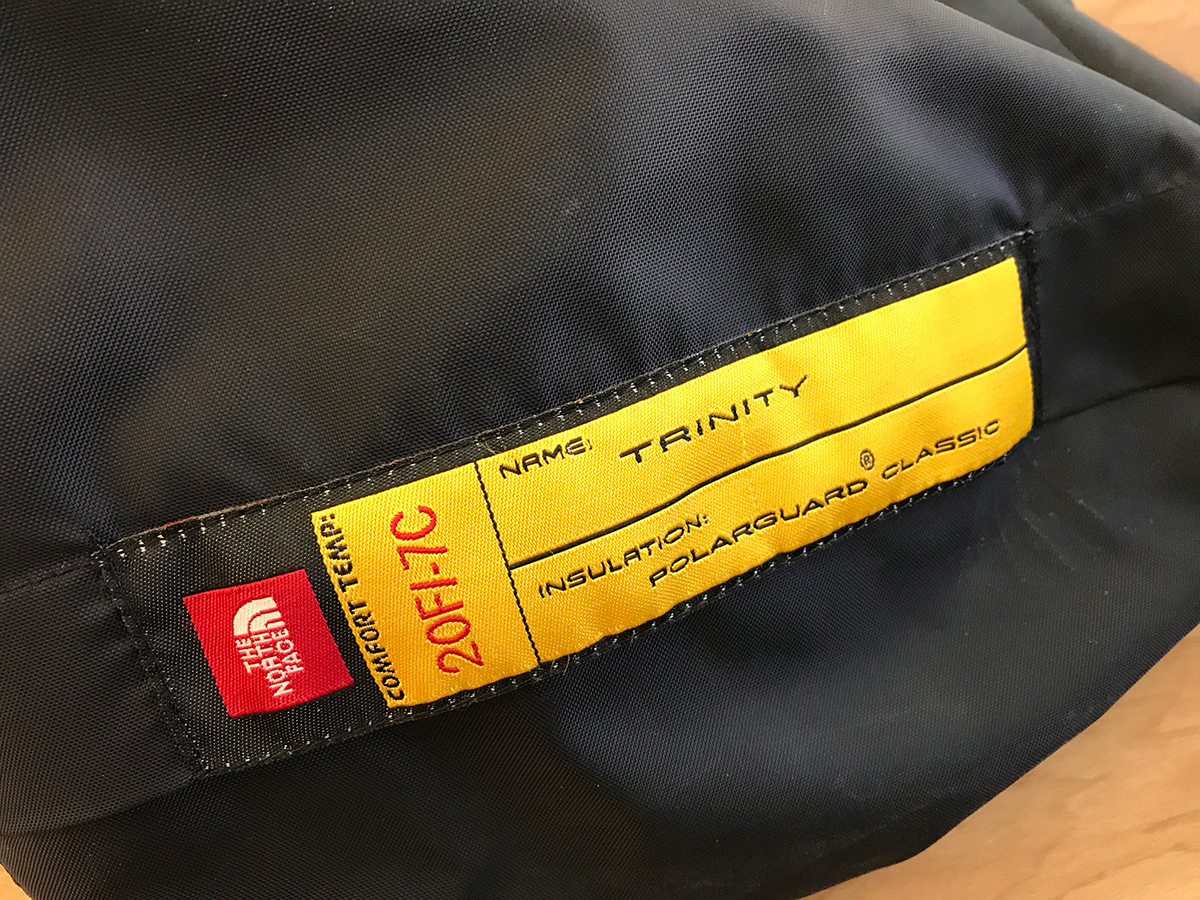 the north face trinity sleeping bag