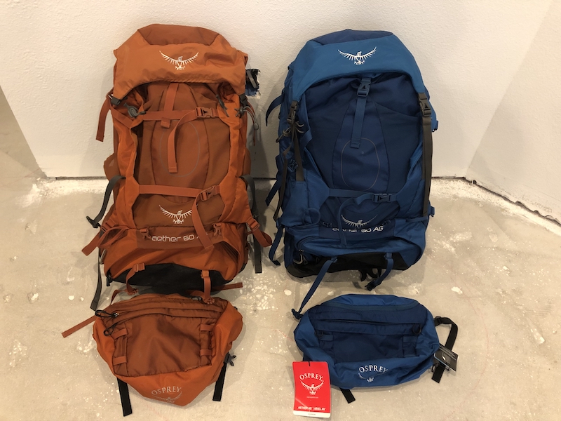 osprey aether ag 60l