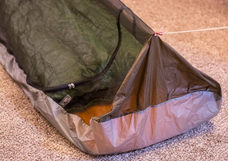 FS Borah Gear bug bivy with head and foot splash panels