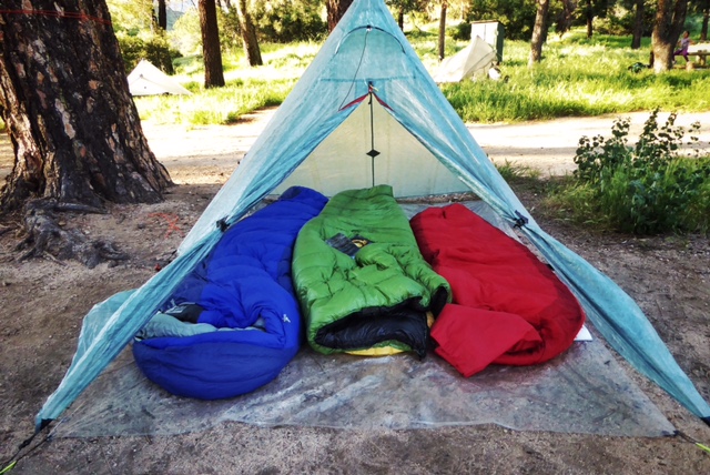 With the dual pole adapter my 3 kids can fit in our Locus Gear Hapi. 