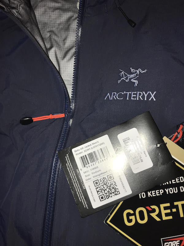 arcteryx beta ar midnighthawk