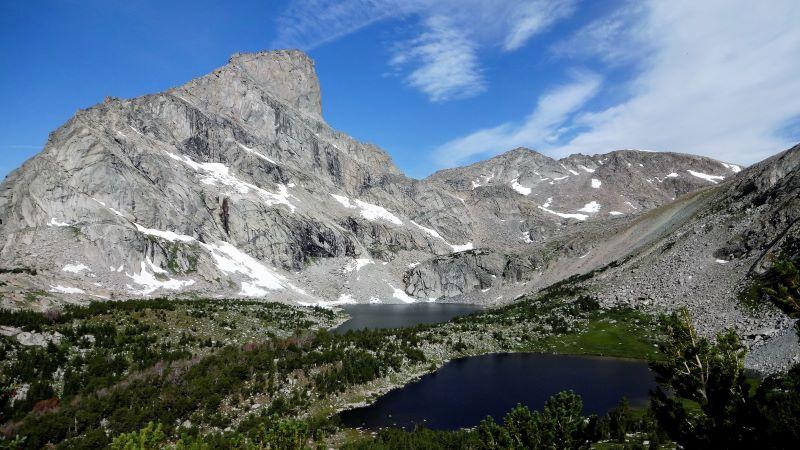 Bear Lakes from Lizard head Plateau