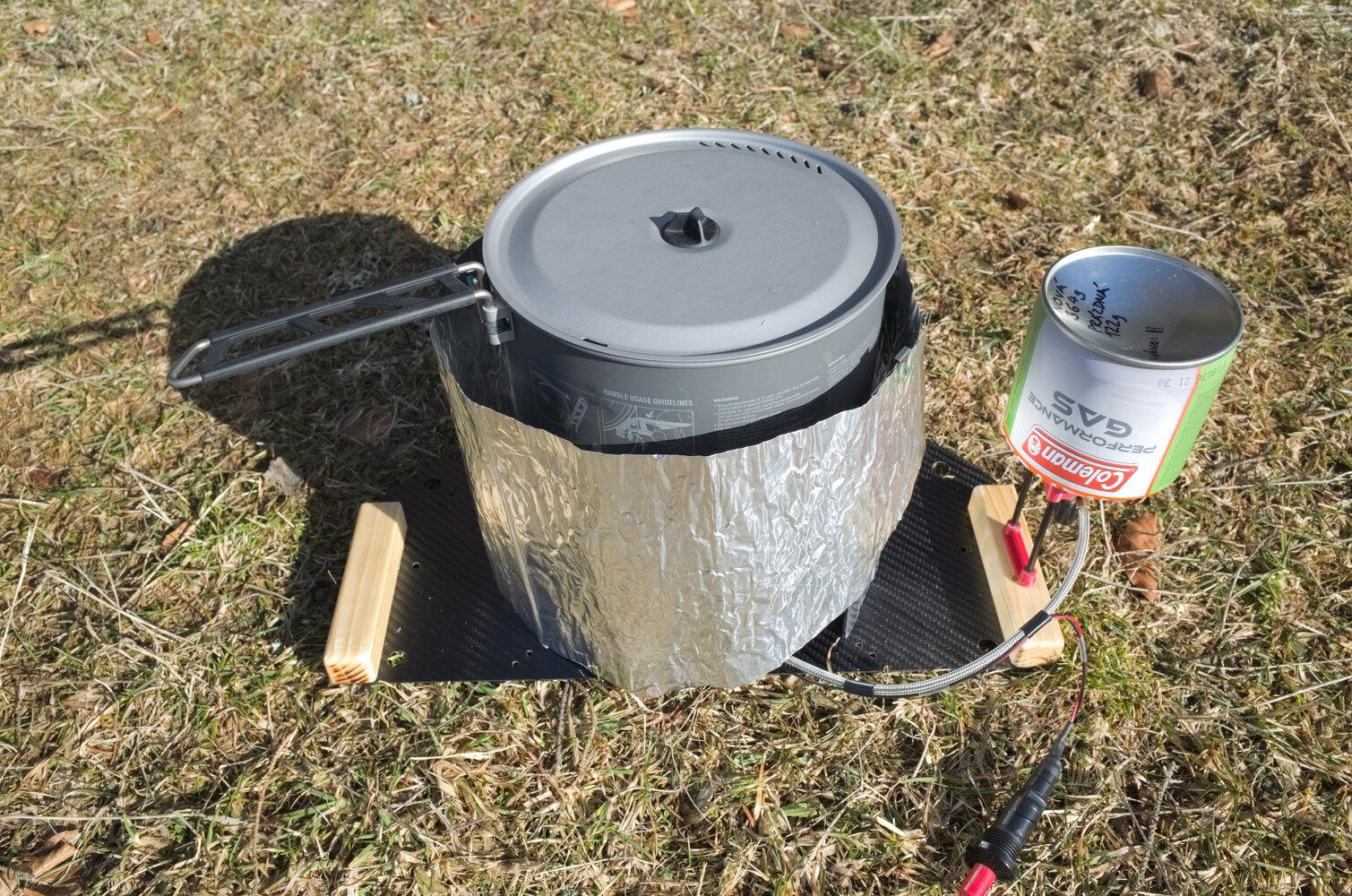 Complete winter stove setup