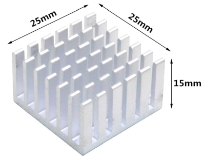 small aluminum heatsink