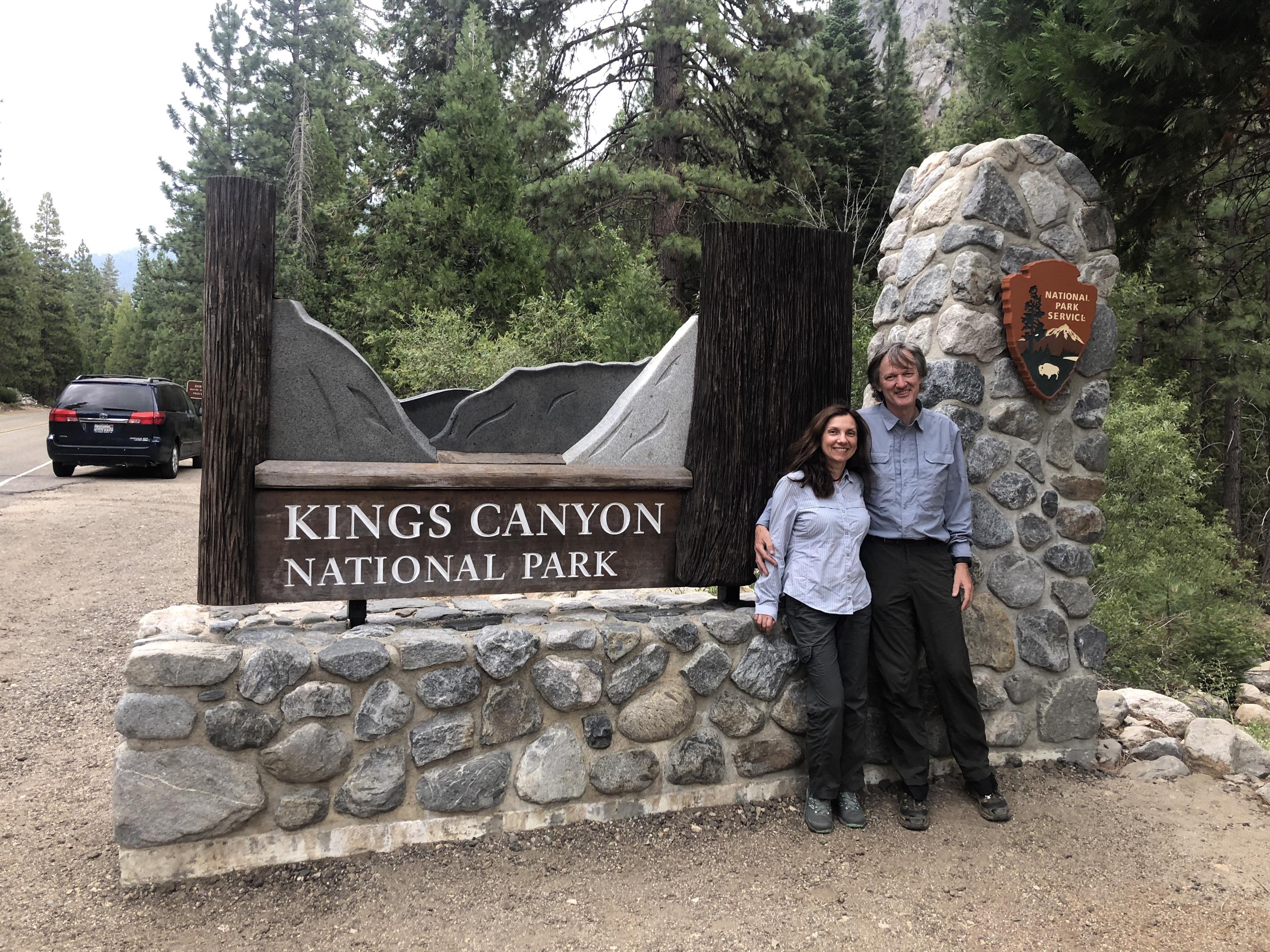 Kings Canyon National Park Sign