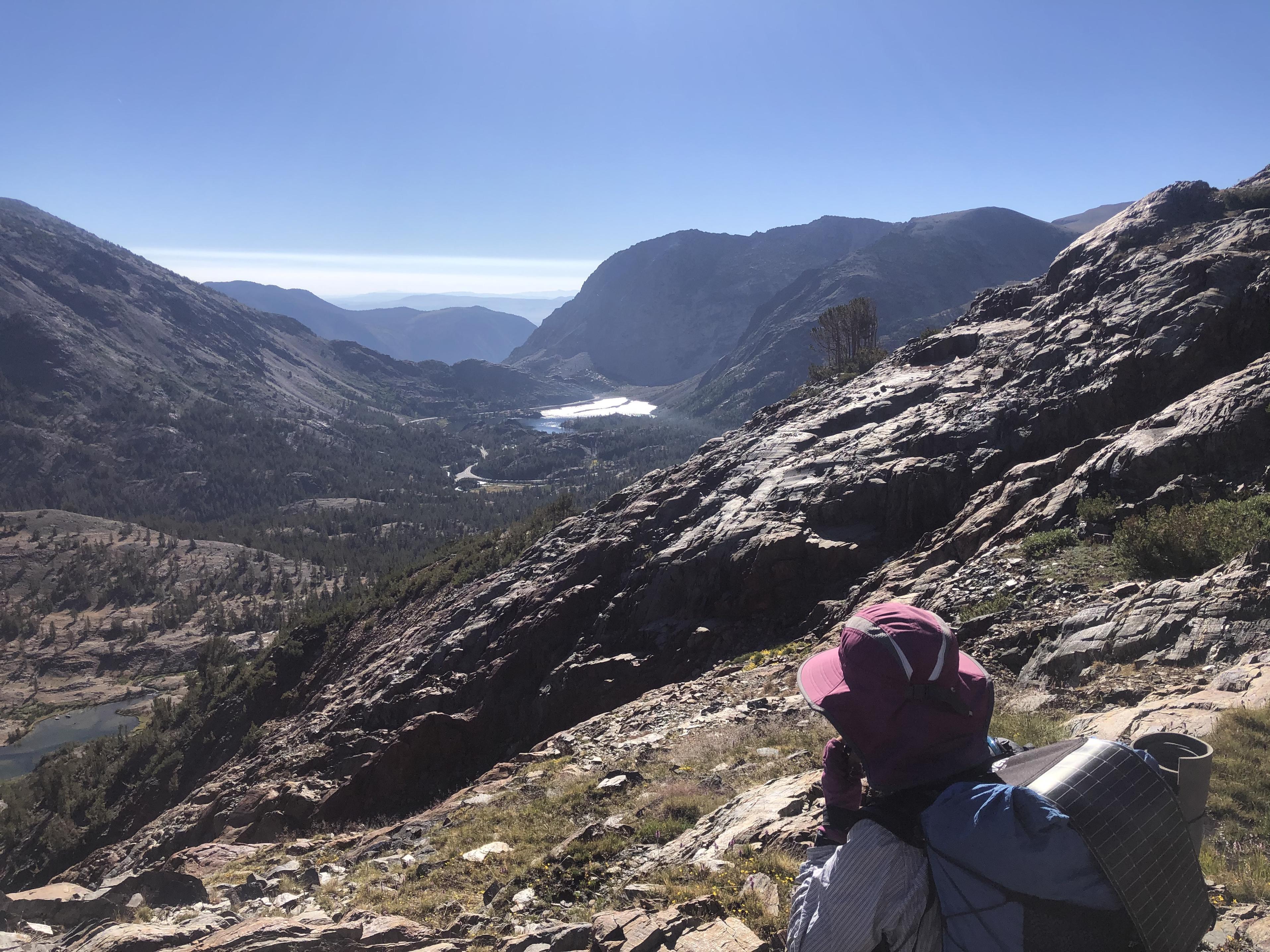 Saddle Bag Lake from Mine Shaft Pass