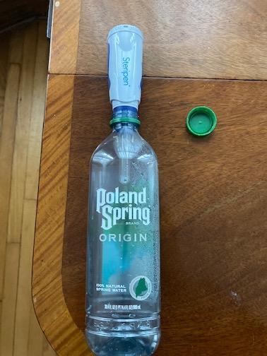 Poland Spring Origin with Steripen Classic 3
