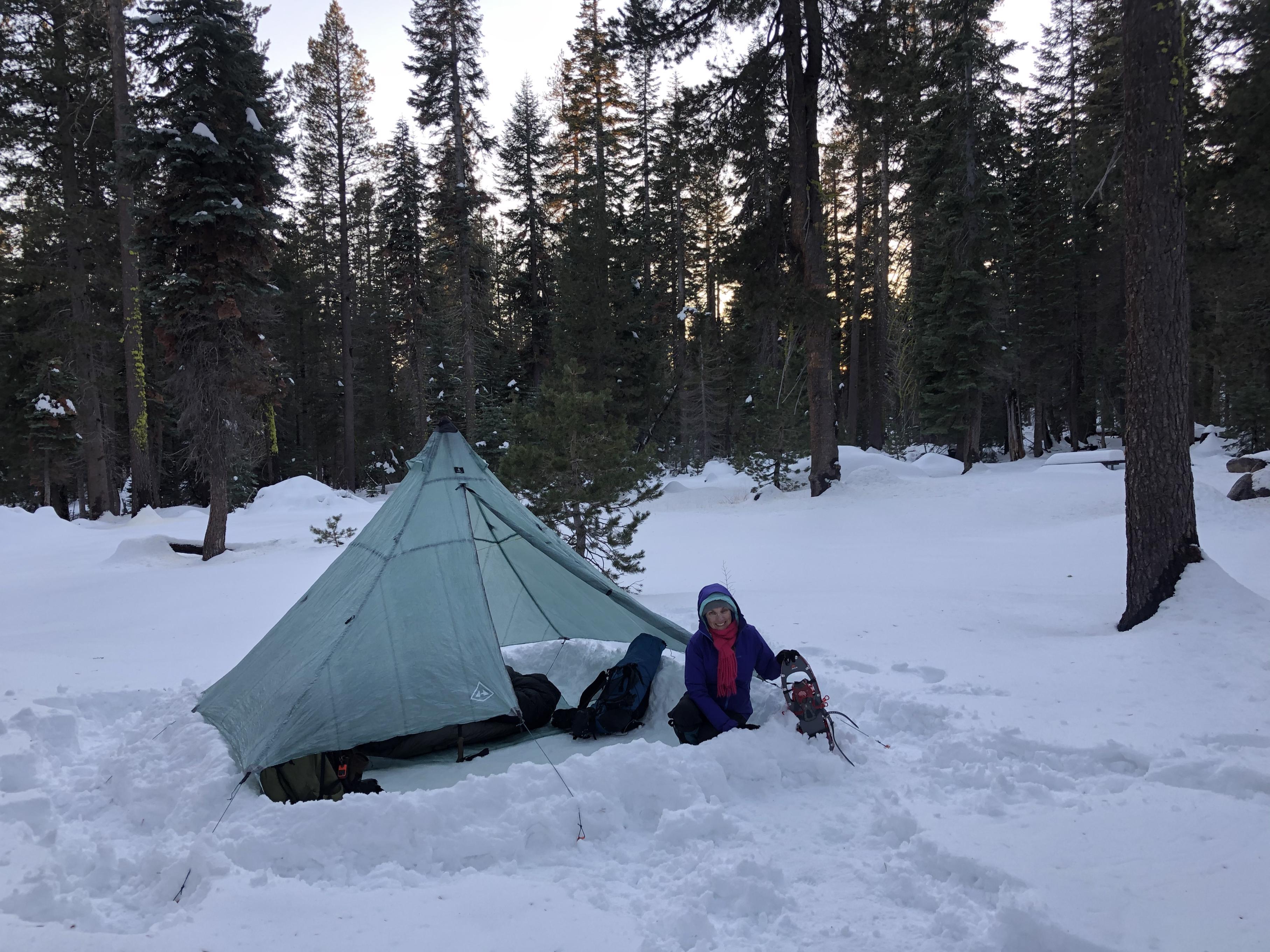 Our tent is set up