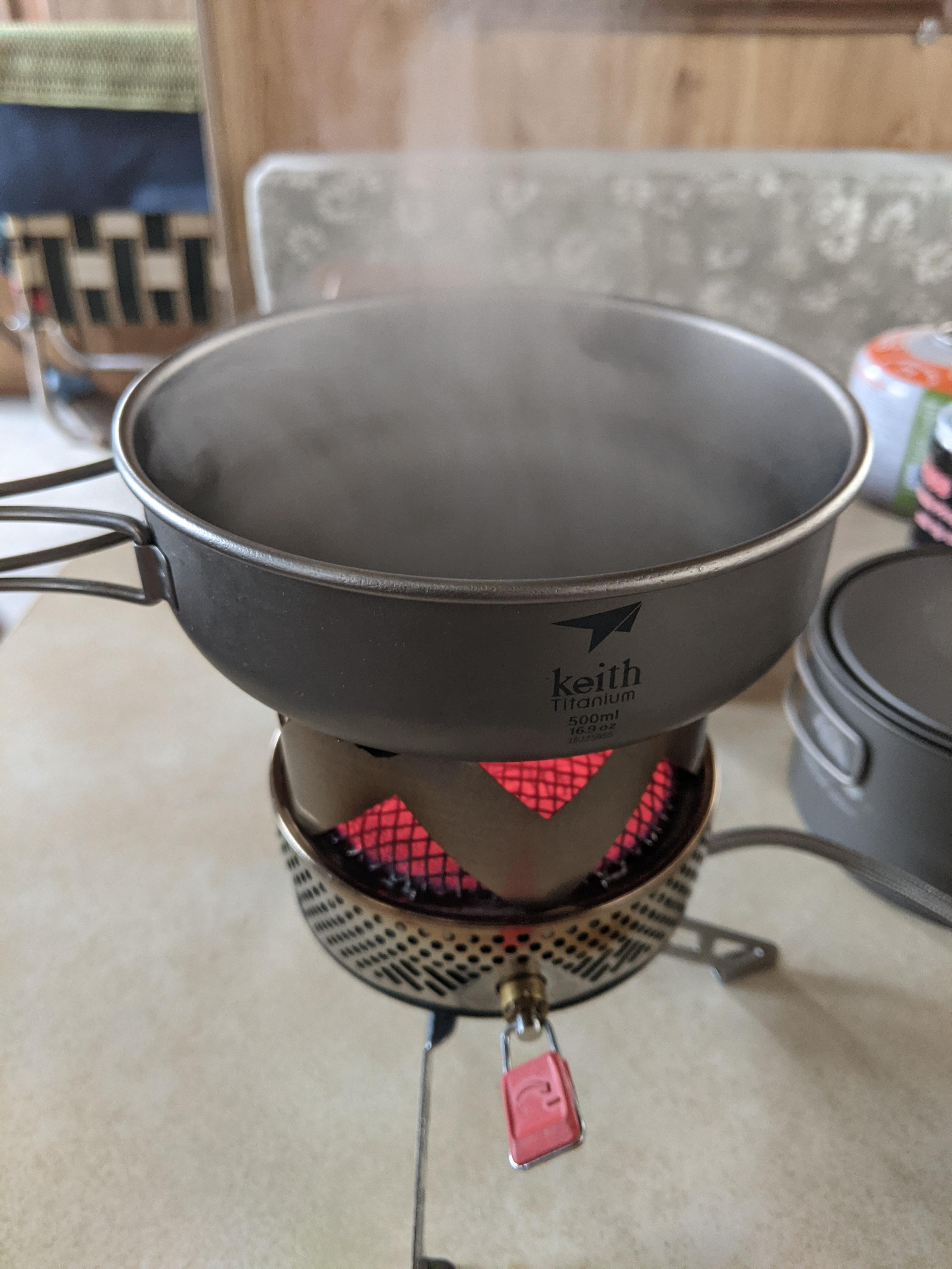 MSR Windburner Ceramic Skillet Review - Snow Peak Folding Spatula