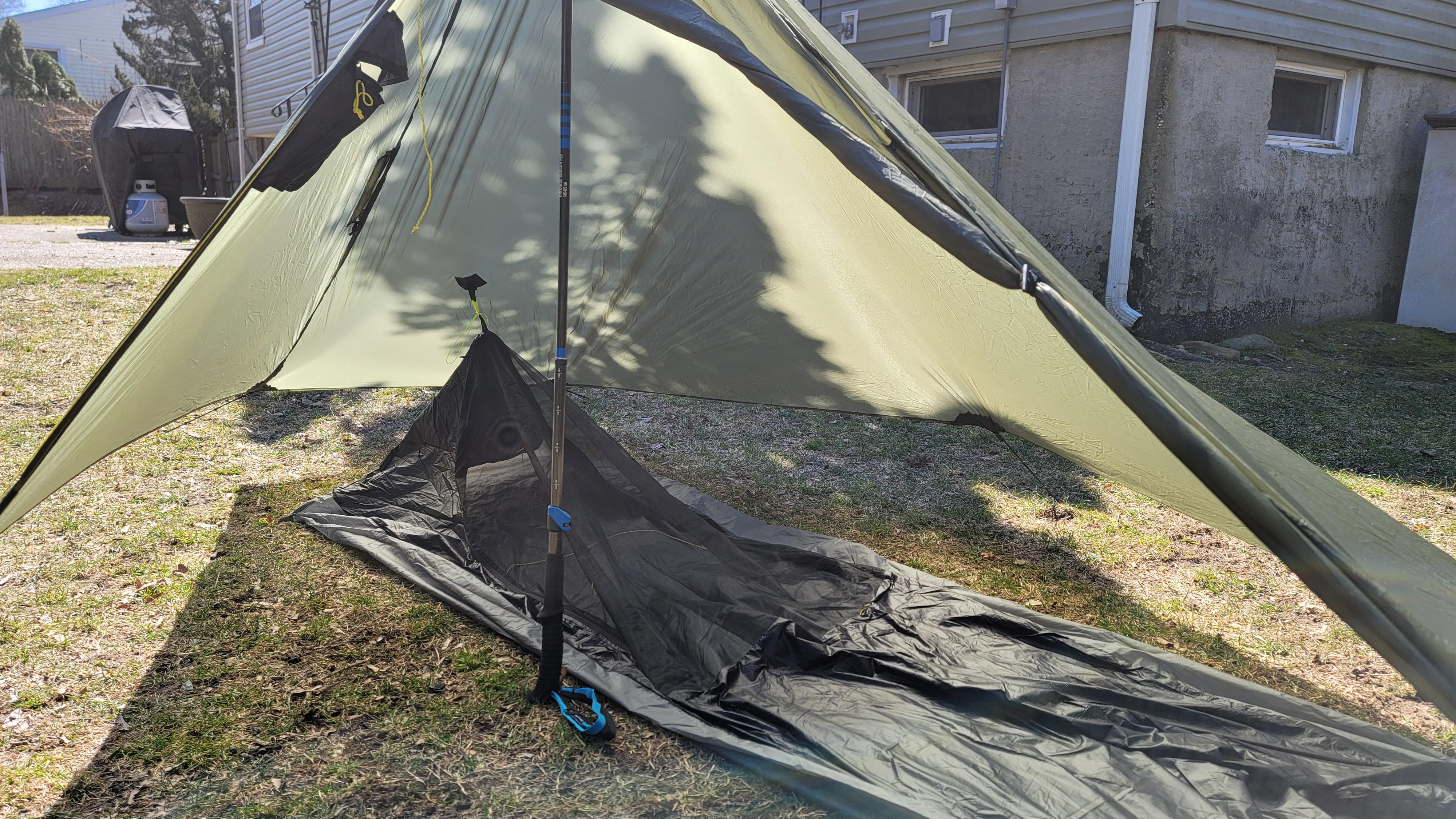 Six Moon Designs Gatewood Cape with Katabatic Gear Pinon bivy 