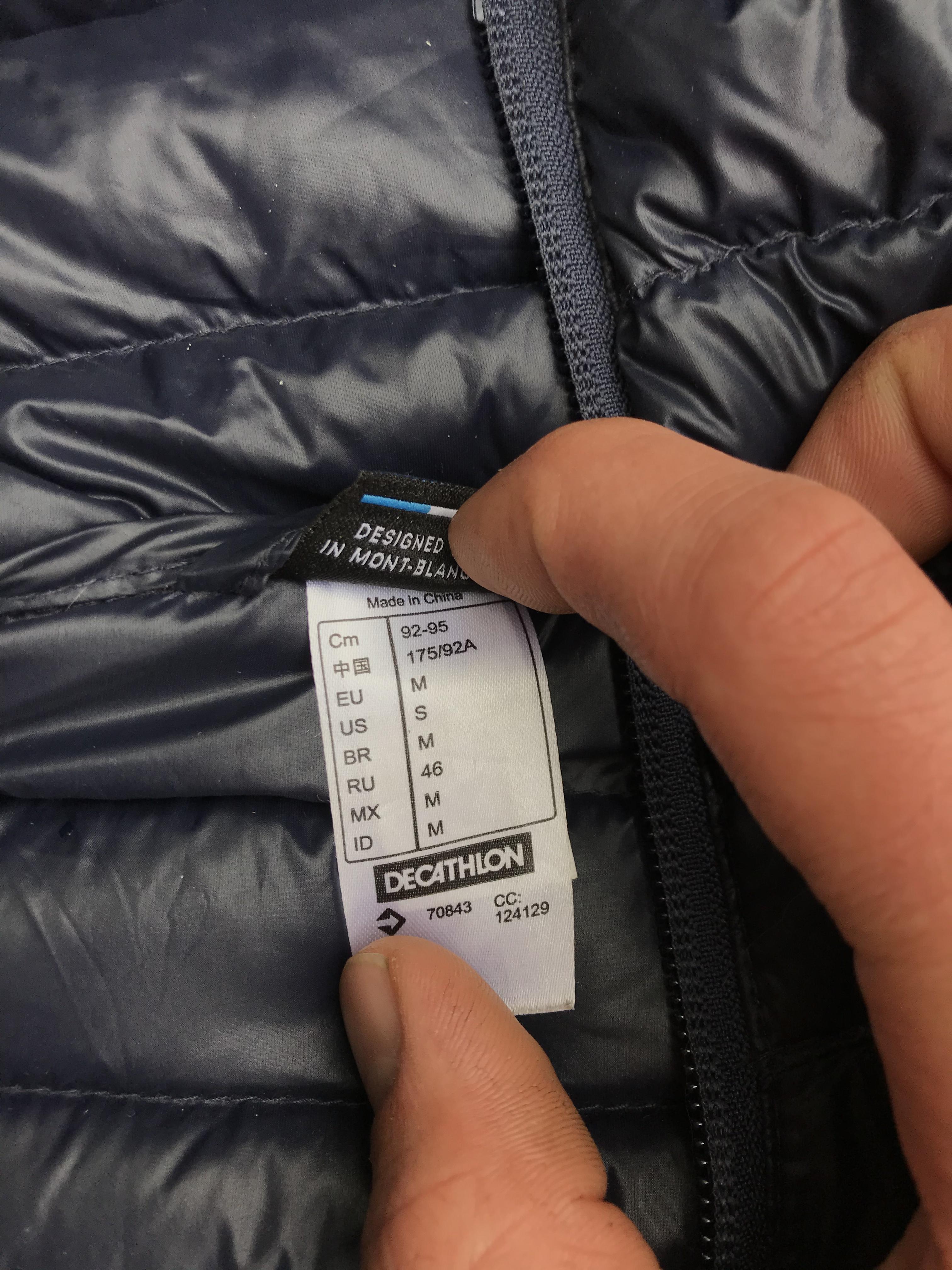 forclaz trek 100 down jacket