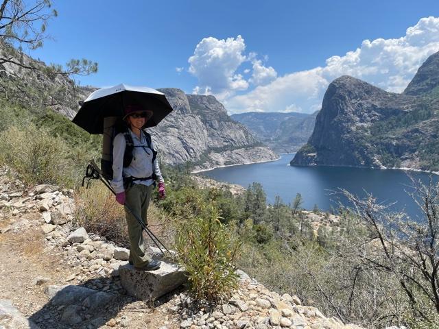 Sun Umbrella at Hetch Hetchy in Yosemite NP