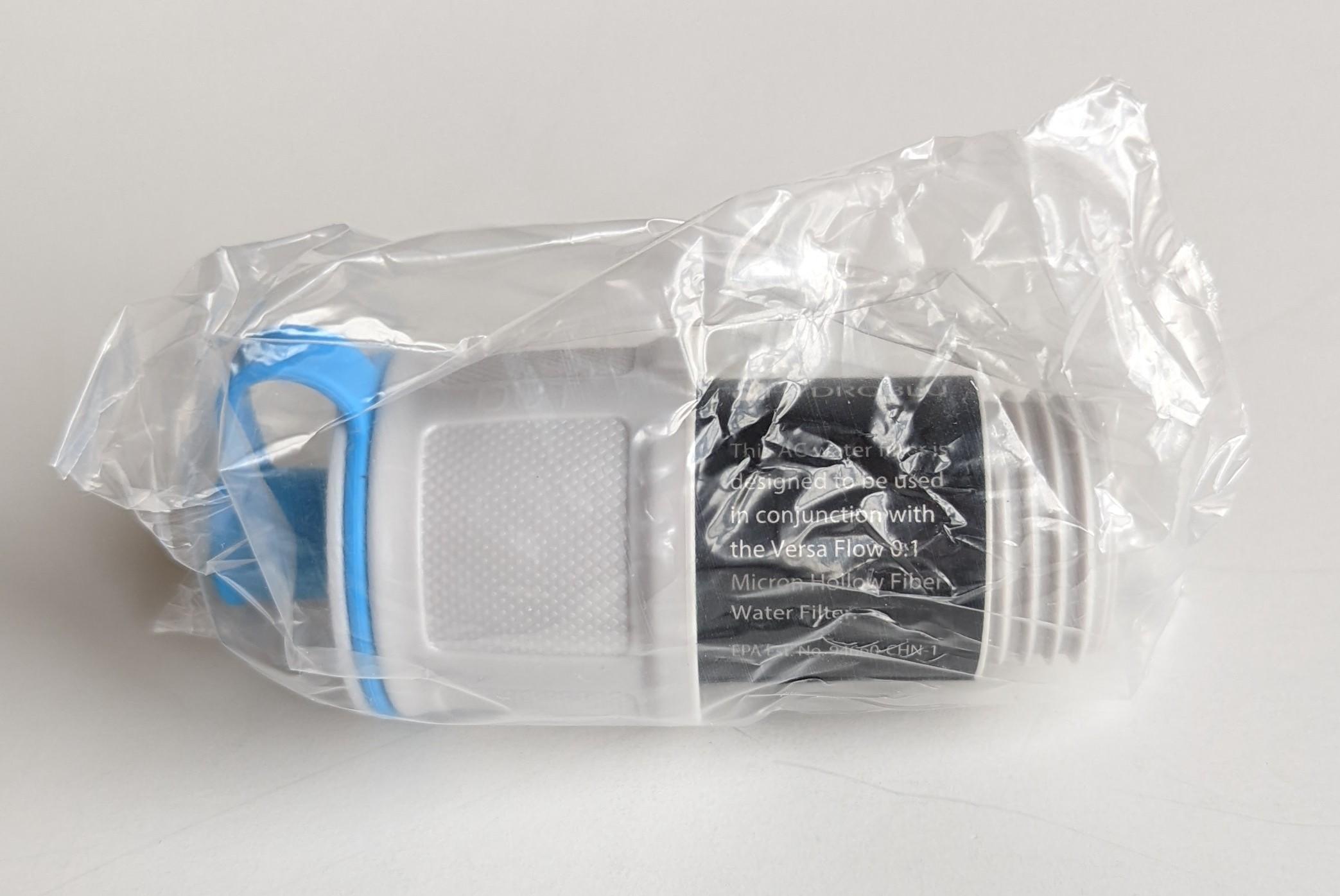 HydroBlu carbon filter packaging