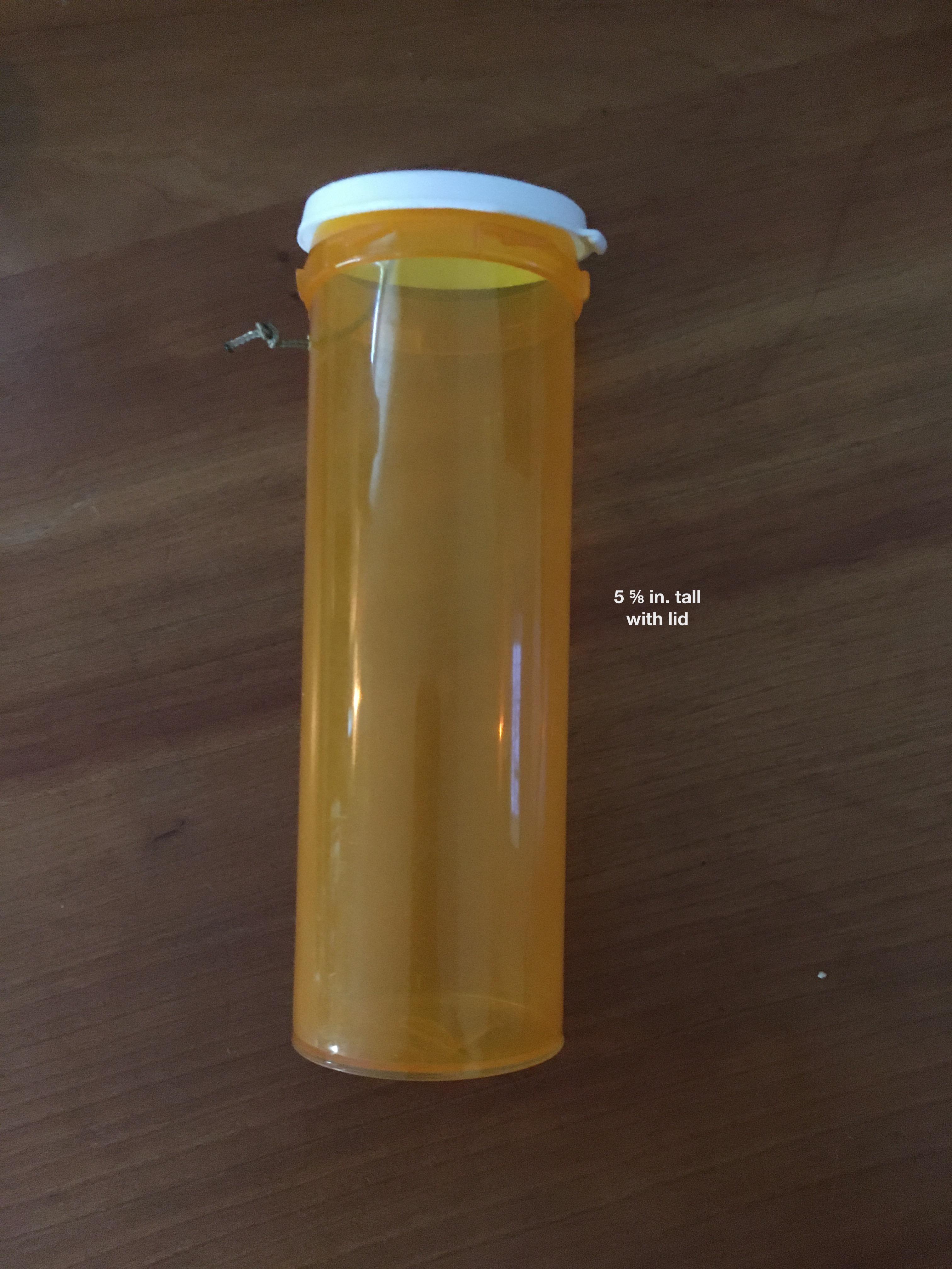 Prescription vial glasses case